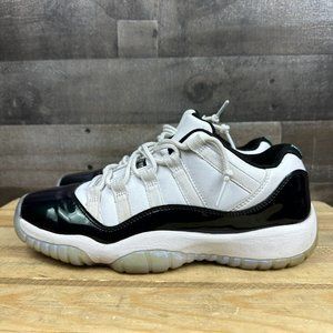 Nike Air Jordan 11 Retro Low Iridescent Emerald GS Size 7Y 528896-145 Womens 8.5